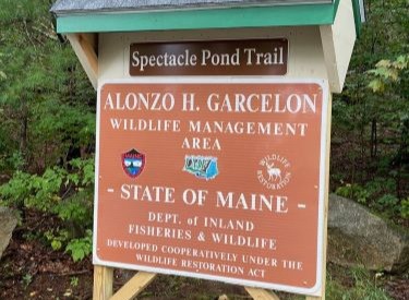 Spectacle Pond Trail Sign